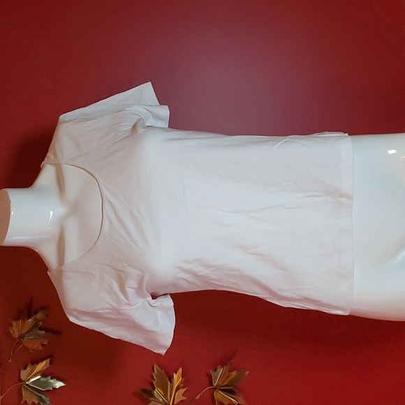 Versace Intensive White T shirt Stretchy Luxurious Layering Size 48 - Picture 1 of 11